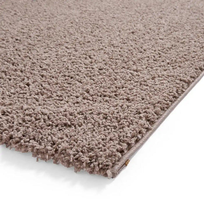Think Rugs bali grey Grey Living Room Shaggy Rug.