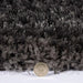 Esselle sophia shaggy grey Grey Living Room Shaggy Rug.