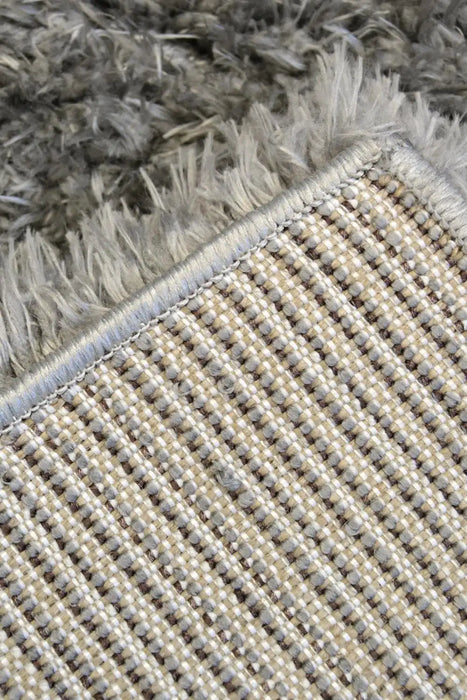 Homemaker lagom grey Grey Living Room Shaggy Rug.