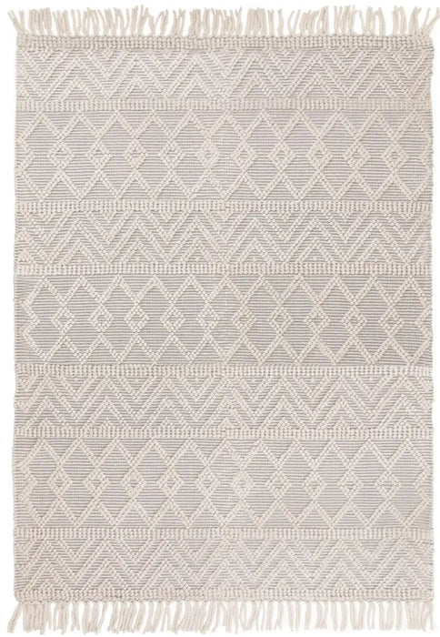 Asiatic asra grey Grey, Ivory Living Room Wool Rug.