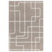 Asiatic ada grey Grey Living Room Wool Rug.