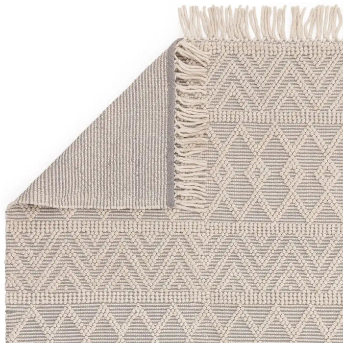 Asiatic asra grey Grey, Ivory Living Room Wool Rug.