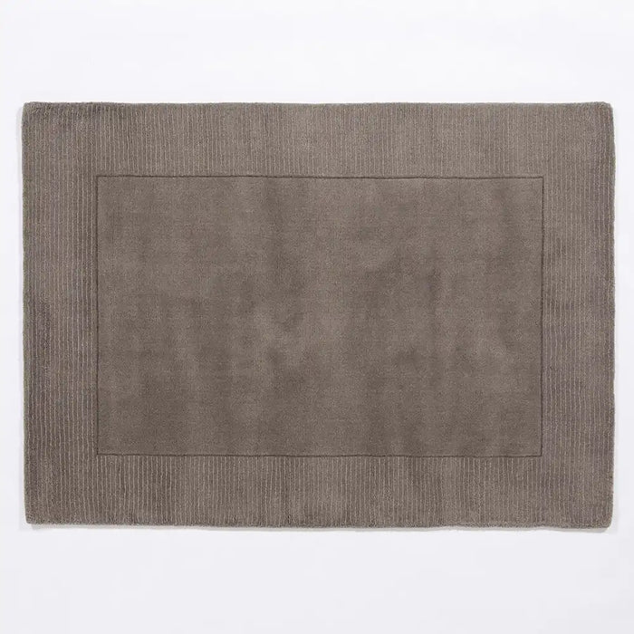 Esselle mayfair esme grey Grey Living Room Wool Rug.