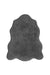 Homemaker luxury faux fur grey Grey Living Room Shaggy Rug.