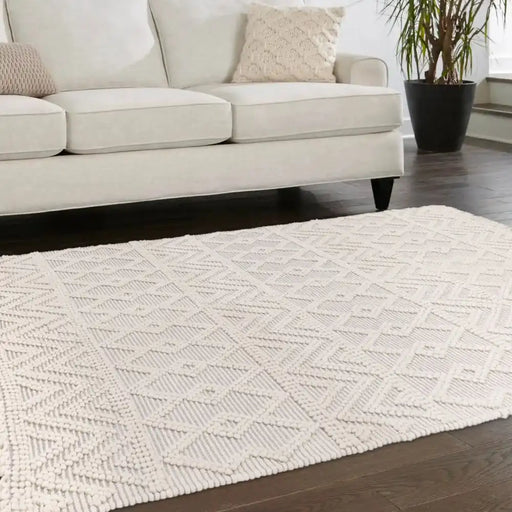 Asiatic asra grey Grey, Ivory Living Room Wool Rug.
