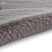 Think Rugs super teddy sheepskin grey Grey Living Room Shaggy Rug.