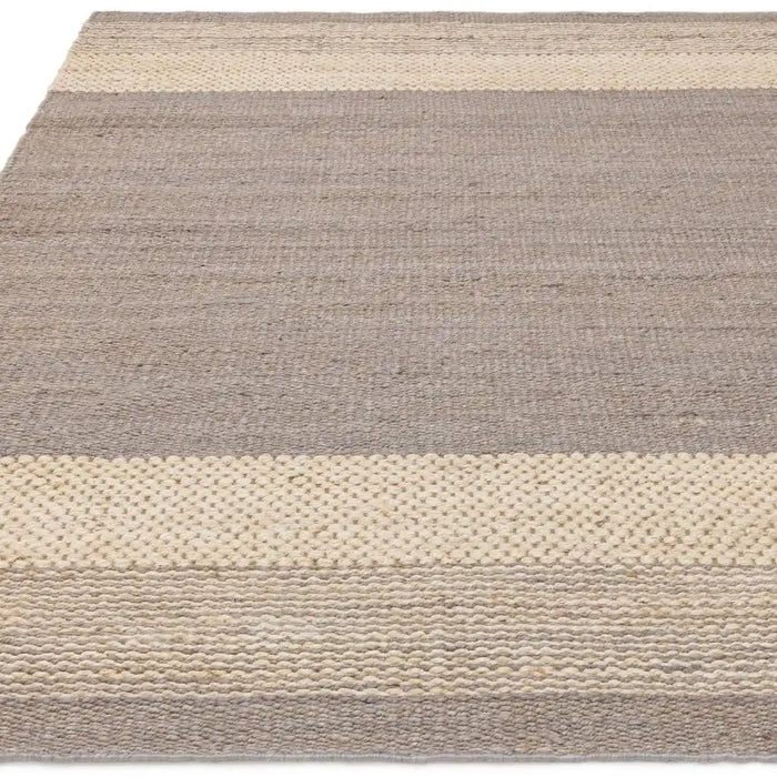 Asiatic cedar grey natural Grey, Beige Living Room Natural Fibre Rug.