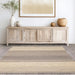Asiatic cedar grey natural Grey, Beige Living Room Natural Fibre Rug.