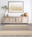 Asiatic cedar grey natural Grey, Beige Living Room Natural Fibre Rug.