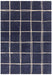 Asiatic albany asiatic grid marine Blue, Navy Living Room Geometric Rug.