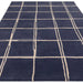 Asiatic albany asiatic grid marine Blue, Navy Living Room Geometric Rug.