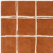 Asiatic albany asiatic grid rust Orange Living Room Geometric Rug.
