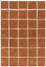 Asiatic albany asiatic grid rust Orange Living Room Geometric Rug.