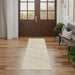 Nourison graceful gru01 beige Beige Living Room Wool Rug.