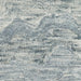 Nourison graceful gru01 blue Blue Living Room Wool Rug.