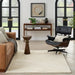 Nourison graceful gru01 ivory Ivory Living Room Wool Rug.