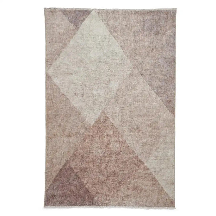 Think Rugs whisper think washable h1065 beige brown Brown, Beige Living Room Washable Rug.