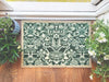 My Mats nylon indoor heritage green Green Kitchen  Washable Rug.