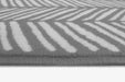 Homemaker maestro herringbone silver Grey Living Room  Rug.