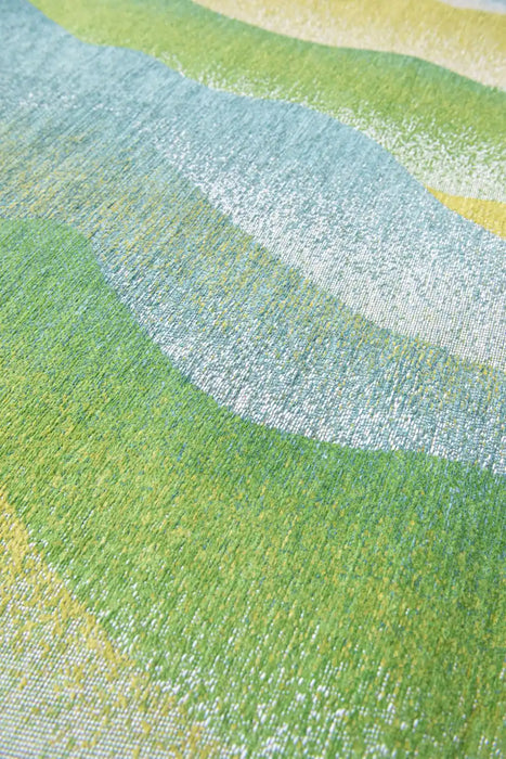 Louis de Poortere himalaya himalaya spring Green, Multicoloured Living Room  Rug.