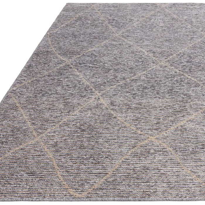 Asiatic mulberry ice blue Blue Living Room  Rug.
