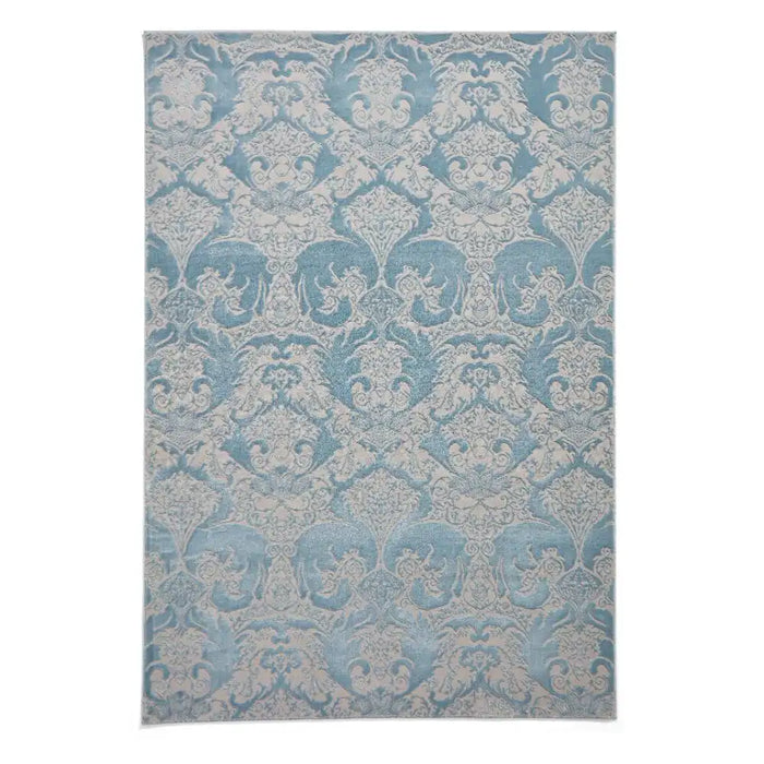 Think Rugs laurence llewelyn bowen imperial blue Blue Living Room Floral Rug.