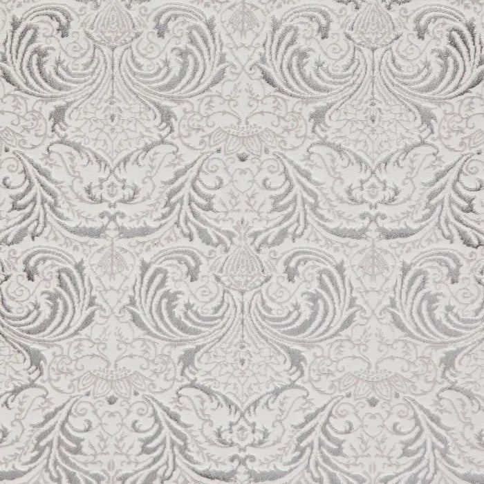 Think Rugs laurence llewelyn bowen imperial silver Grey Living Room Floral Rug.