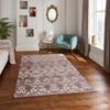Think Rugs laurence llewelyn bowen imperial wine Red Living Room Floral Rug.