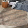 Calvin Klein ck024 irradiant irr01 black ivory Grey, Black, Ivory Living Room Geometric Rug.