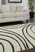 Homemaker snug melrose iso black Black, Ivory Living Room Geometric Rug.