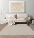 Asiatic boden washable ivory Ivory Living Room Geometric Rug.