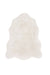 Homemaker luxury faux fur ivory Ivory Living Room Shaggy Rug.