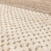 Asiatic cedar ivory natural Beige, Ivory Living Room Natural Fibre Rug.