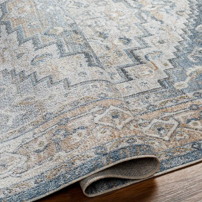Surya lll jennifer 2323 blue Blue Living Room Geometric Rug.