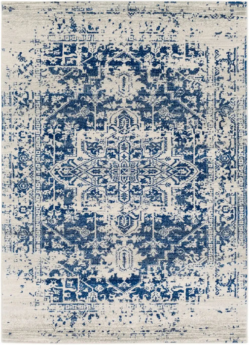 Surya hap juliette 1021 blue Blue Living Room Moroccan Rug.