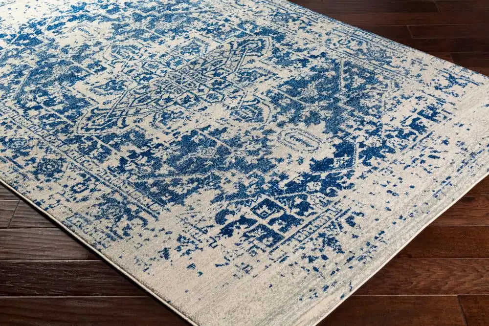 Surya hap juliette 1021 blue Blue Living Room Moroccan Rug.
