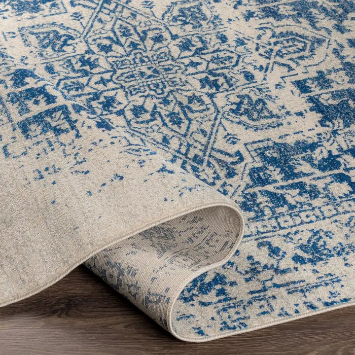 Surya hap juliette 1021 blue Blue Living Room Moroccan Rug.