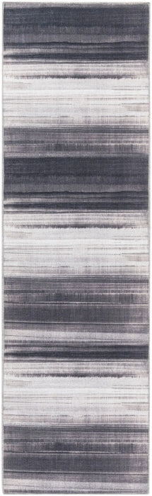 Calvin Klein ck031 launder ldr01 ivory black Black, Ivory Living Room Flat Weave Rug.