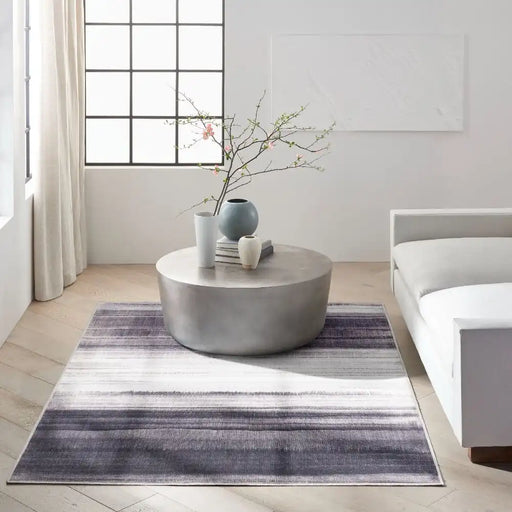 Calvin Klein ck031 launder ldr01 ivory black Black, Ivory Living Room Flat Weave Rug.
