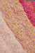 Rug Style 3d ultimate shaggy lena pink Pink Living Room Geometric Rug.