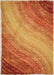 Rug Style 3d ultimate shaggy lena terracotta Orange Living Room Geometric Rug.