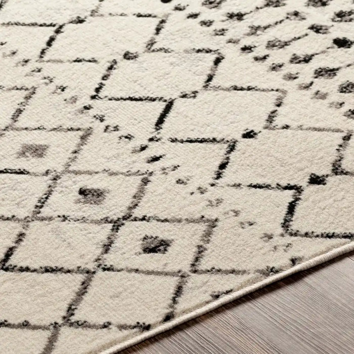 Surya pss leonor 2300 grey Cream Living Room  Rug.