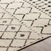 Surya pss leonor 2300 grey Cream Living Room  Rug.