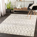 Surya pss leonor 2300 grey Cream Living Room  Rug.