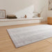 Think Rugs snug light grey Grey Living Room Shaggy Rug.