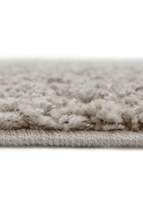 Homemaker jazz shaggy light natural Beige Living Room Shaggy Rug.