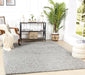 Surya fiv lilly 2300 grey Grey Living Room Shaggy Rug.