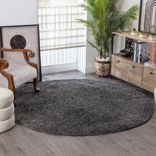 Surya fiv lilly 2302 grey Grey Living Room Shaggy Rug.