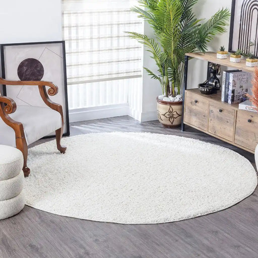 Surya fiv lilly 2303 white Ivory Living Room Shaggy Rug.