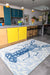 Woven Edge natural world lobster Blue, Grey Living Room Wool Rug.